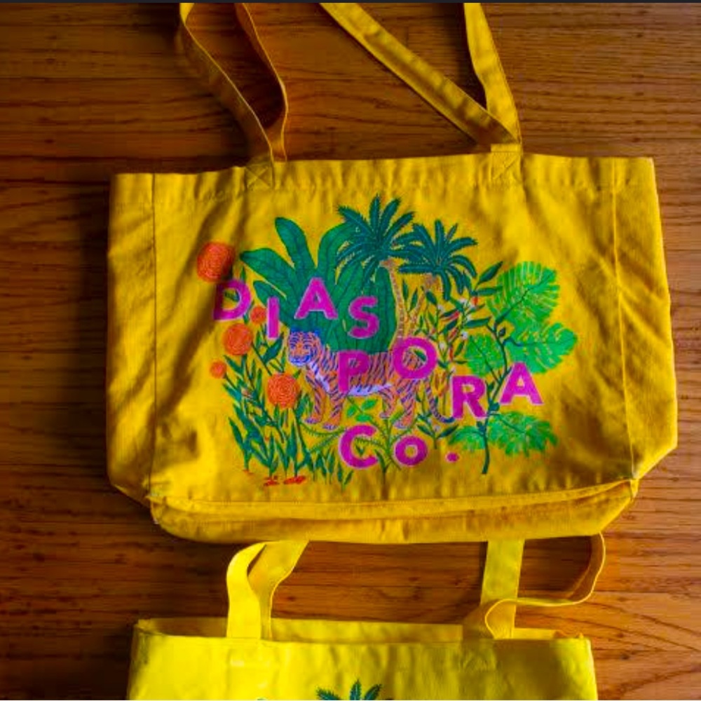 Diaspora Co. limited edition tiger tote